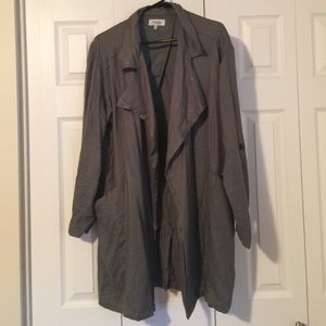 Oversized Military Trench Coat