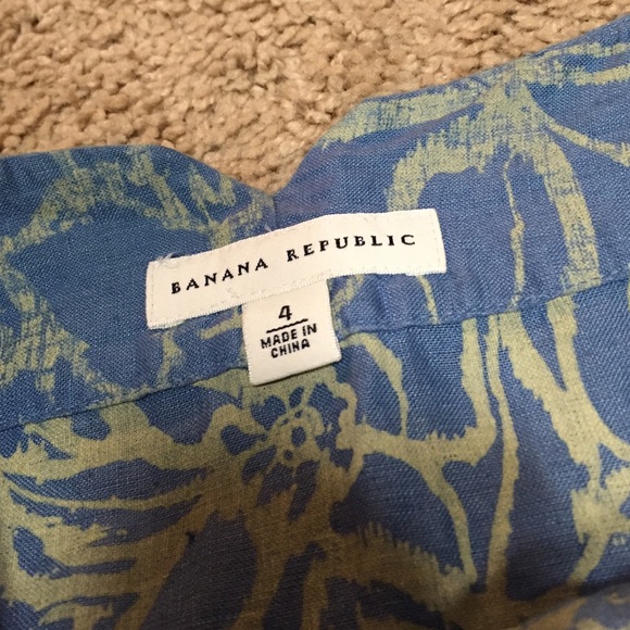 Banana Republic women's size 4 skirt blue - Picture 2 of 4