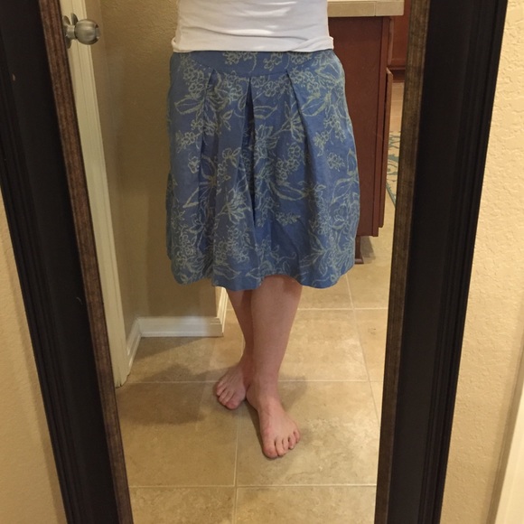 Banana Republic women's size 4 skirt blue - Picture 4 of 4