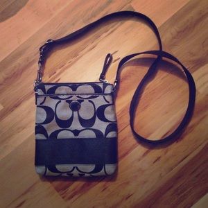 Coach Cross Body Black Bag