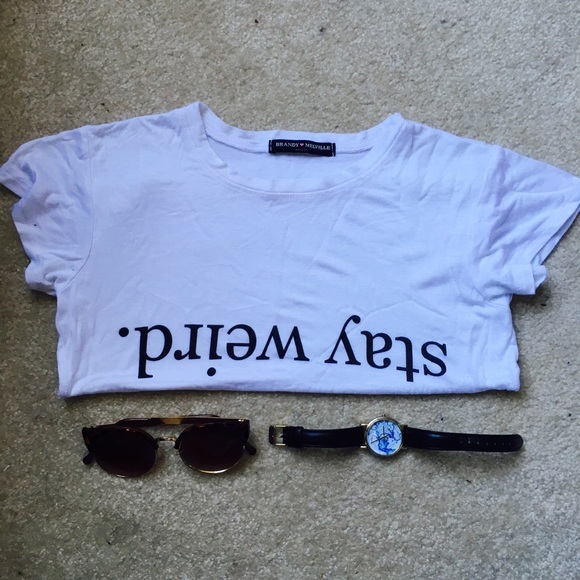 Stay Weird Crop Top