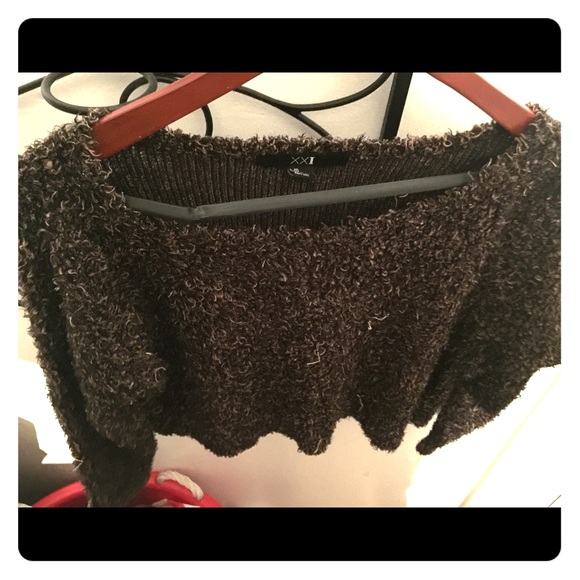 XXI furry skirt