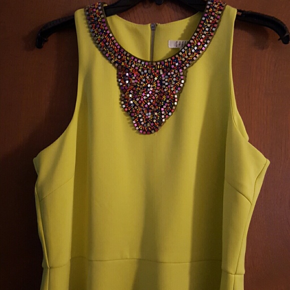 Stunning lime gree dress