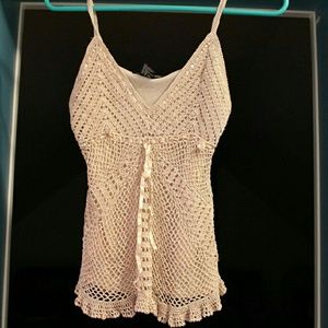 Really cute crochet boho tank
