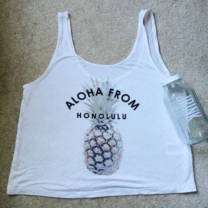 Aloha From Hawaii Crop Tank