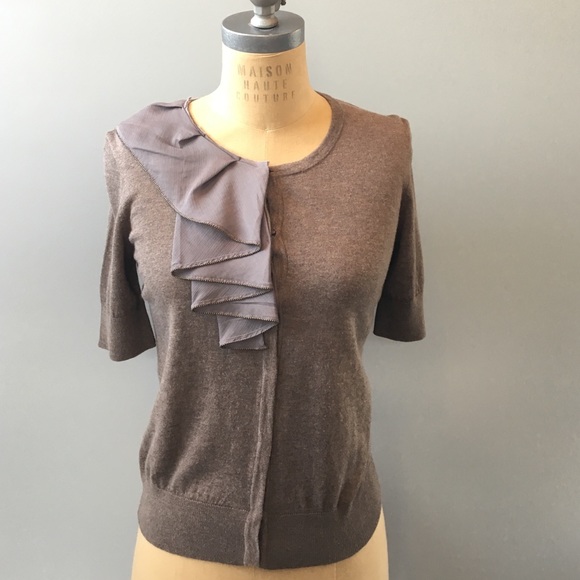 LOFT brown cardigan