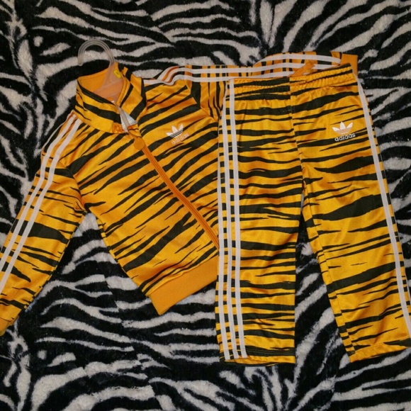 2t Tiger Adidas track suit HTF