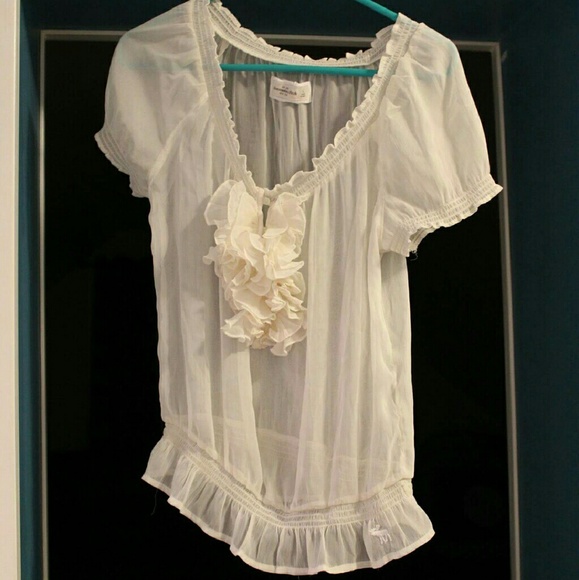 Abercrombie and Fitch sheer top