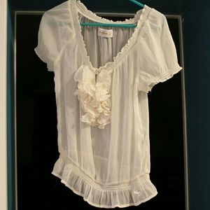 Abercrombie and Fitch sheer top