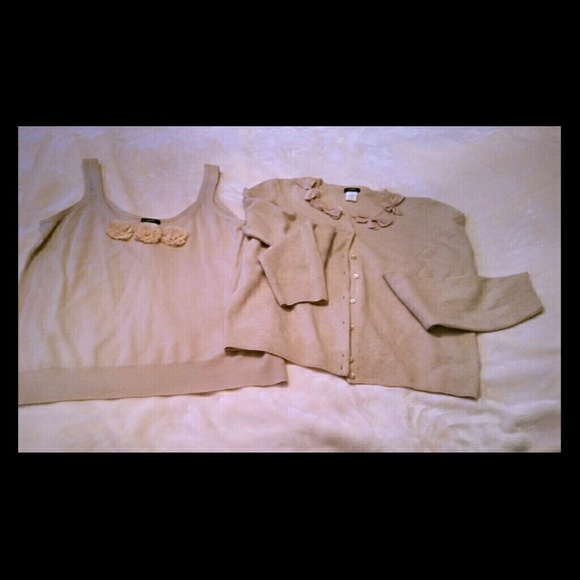 Jcrew Cardigan & Tank Never Worn