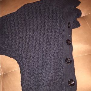 Black Cable Sweater