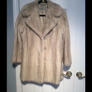 Luxurious mink coat.