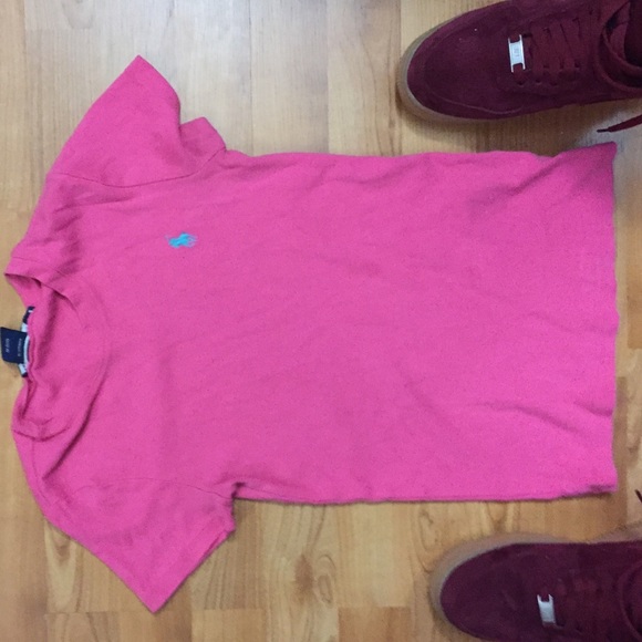 Pink polo ralph lauren shirt