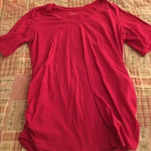 Hot pink Motherhood Maternity/Nursing top.