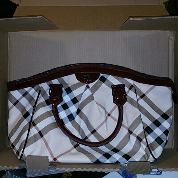 Burberry Burgundy Bag