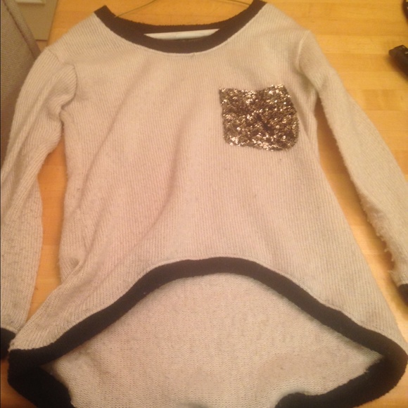 Sequin Pocket Sweater - Picture 1 of 4