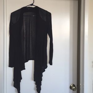 Black cardigan