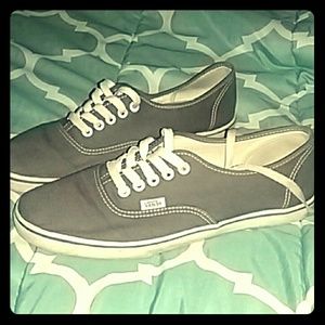 Thin sole Grey canvas vans !!