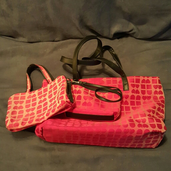 3 in one red purse