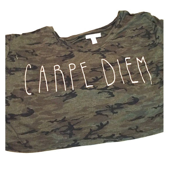 carpe diem crop top