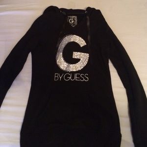 Black guess hoodie