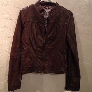 GUESS synthetic leather jacket