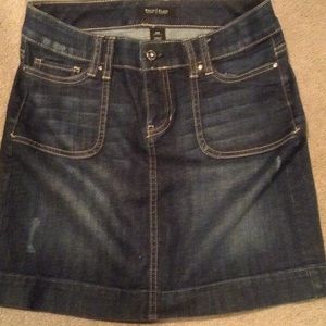 White House Black Market jean skirt.