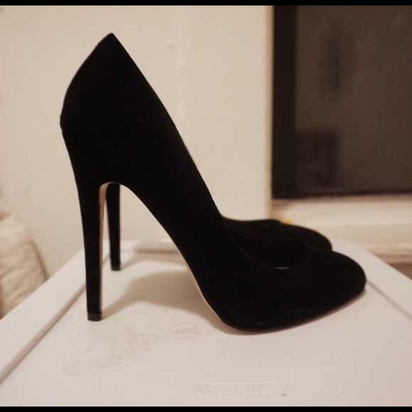 Black asos pumps