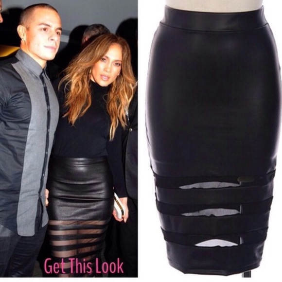 Dresses & Skirts - Pleather Skirt