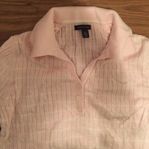 Light Pink Tommy Hilfiger Collared Sweater!