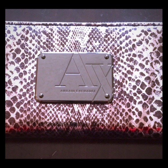 Armani Exchange Wallet (Cheetah/ Wild Print) Nwt