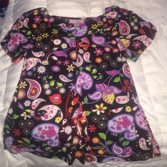 Adorable Koi Scrub top