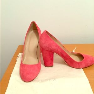 JCrew Blakely Suede Pumps in Bohemian Red