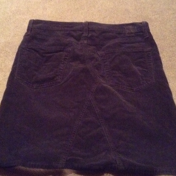 Adriano Goldschmied charcoal cord skirt