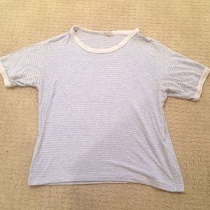Brandy blue and white striped t-shirt