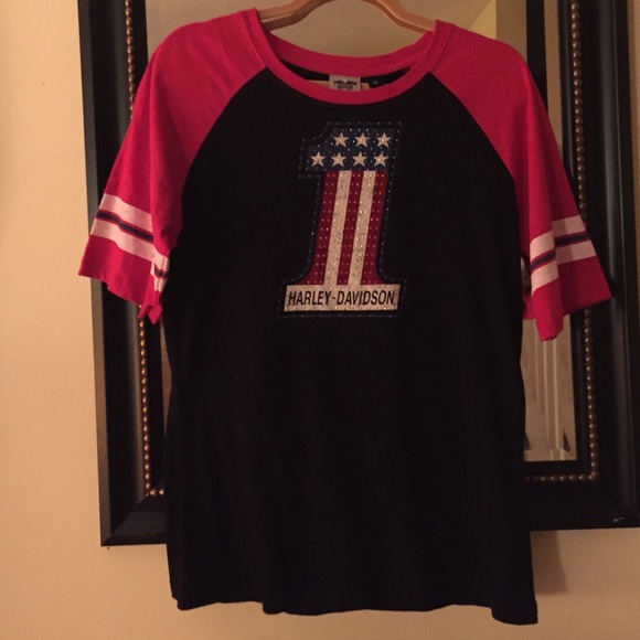 Harley-Davidson® Women's #1 Raglan Tee