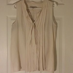 White sleeveless blouse from LOFT White sleeveless blouse from LOFT
