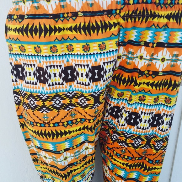  plus size printed leggings - Picture 2 of 2