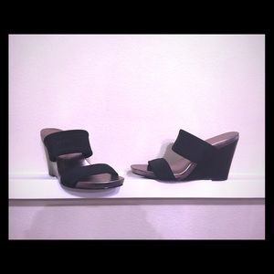 Calvin Klein slip on sandal wedge