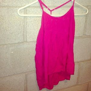 Pink tank top!