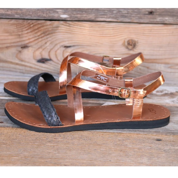 rose gold ugg sandals