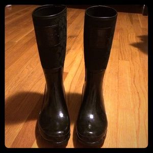 Coach rain boots