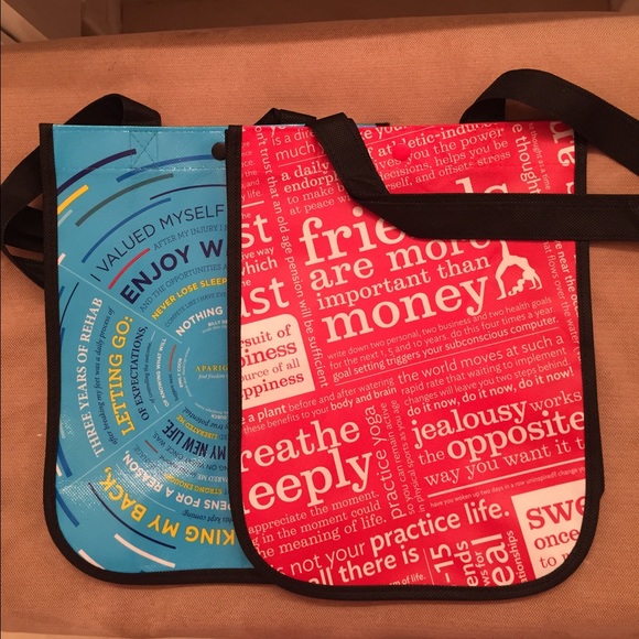 Lululemon shopping bags