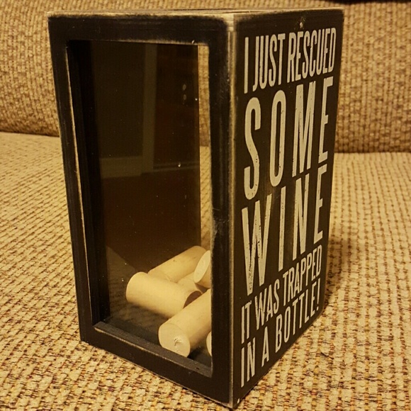 Wine cork holder