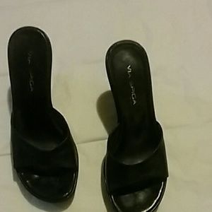 Via Spiga glass heels