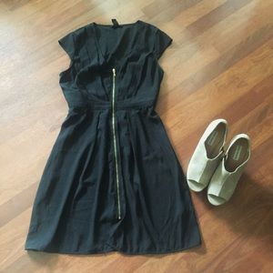 Black Zip Up Dress