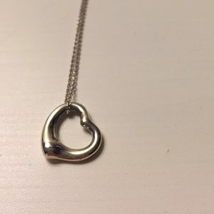 Tiffany Necklace - Elsa Peretti Open Heart Pendant