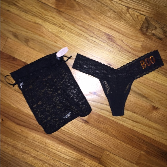 Victoria's Secret Other - NEW Victoria's Secret Halloween Boo Thong & Pouch