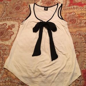 Pretty white & black top.