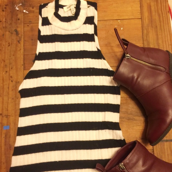 Monteau Striped top with turtleneck | XS-S